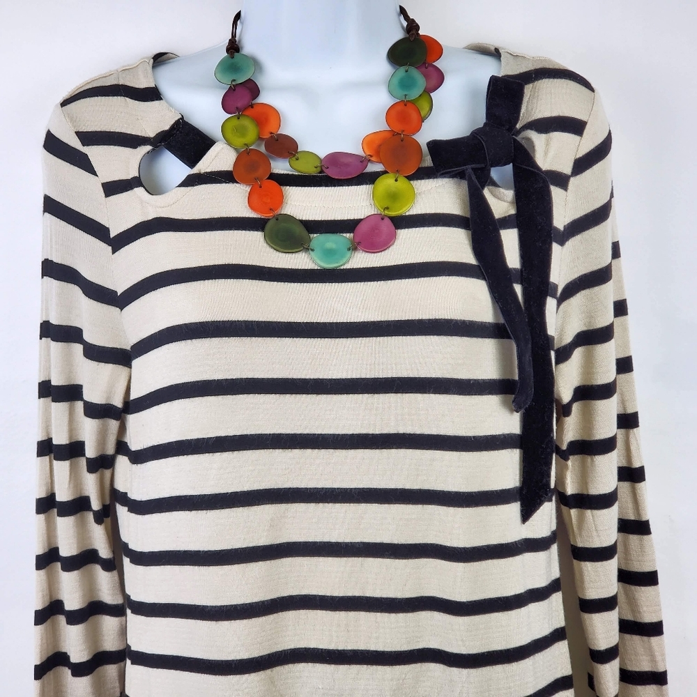 Libby Edelman Tunic Sweater w Bow